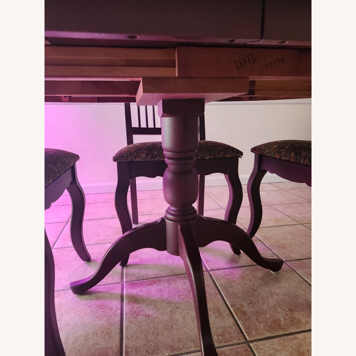 Expandable Solid Wood Dining Table  - image-3