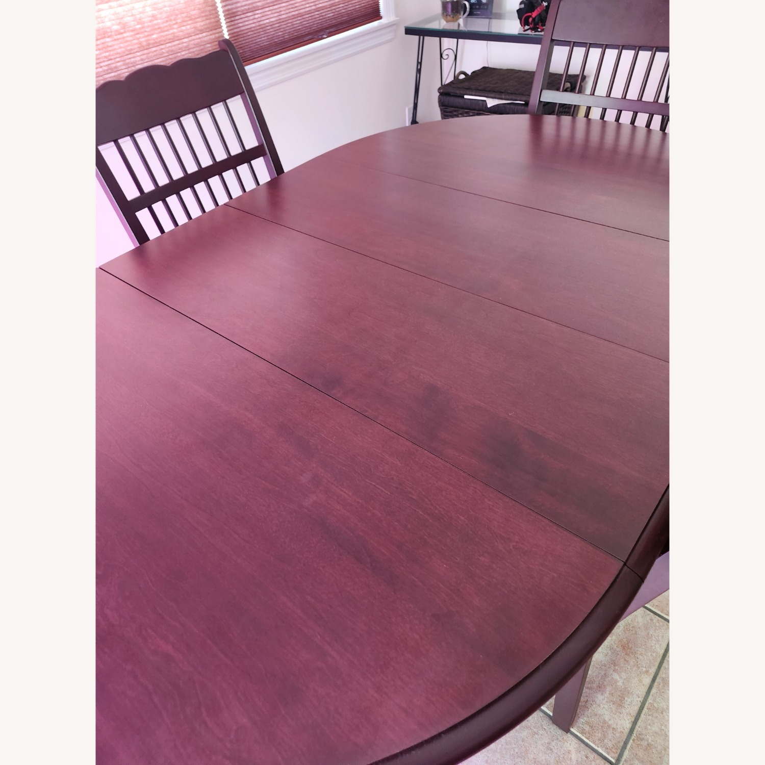 Expandable Solid Wood Dining Table  - image-2