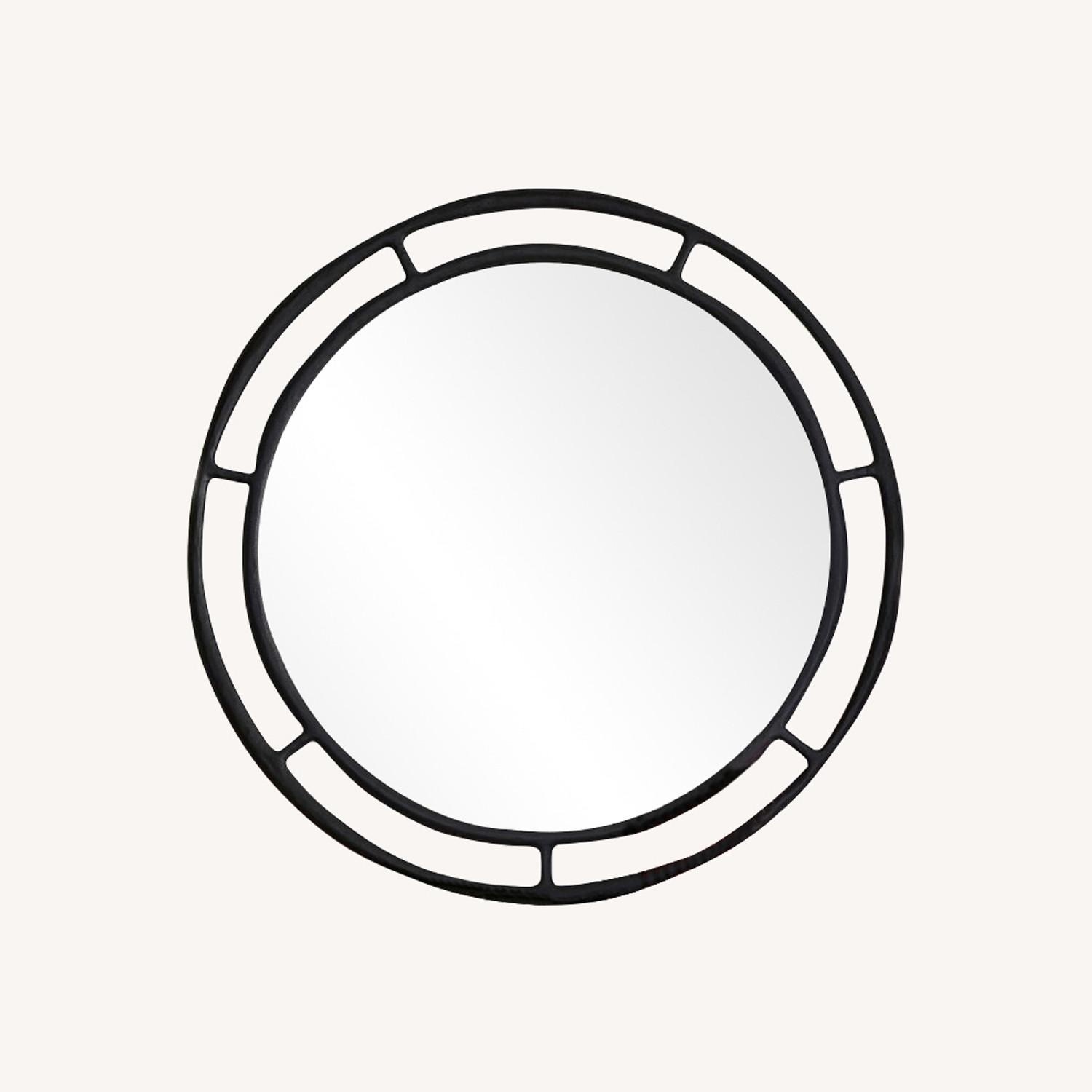 Pottery Barn Bodhi Round Metal Wall Mirror - image-8