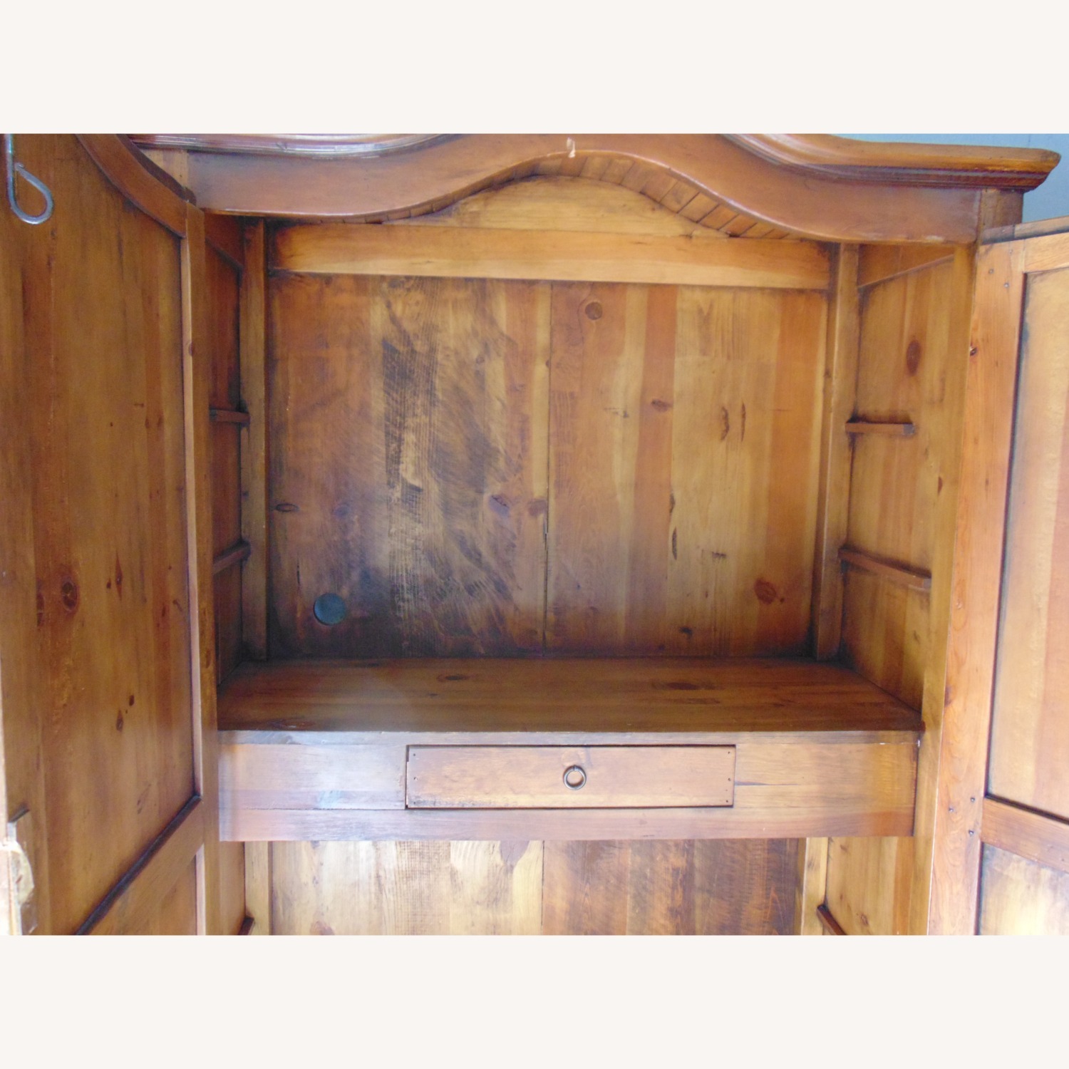 Vintage/Antique Finds Dark Brown Wood Armoire - image-2