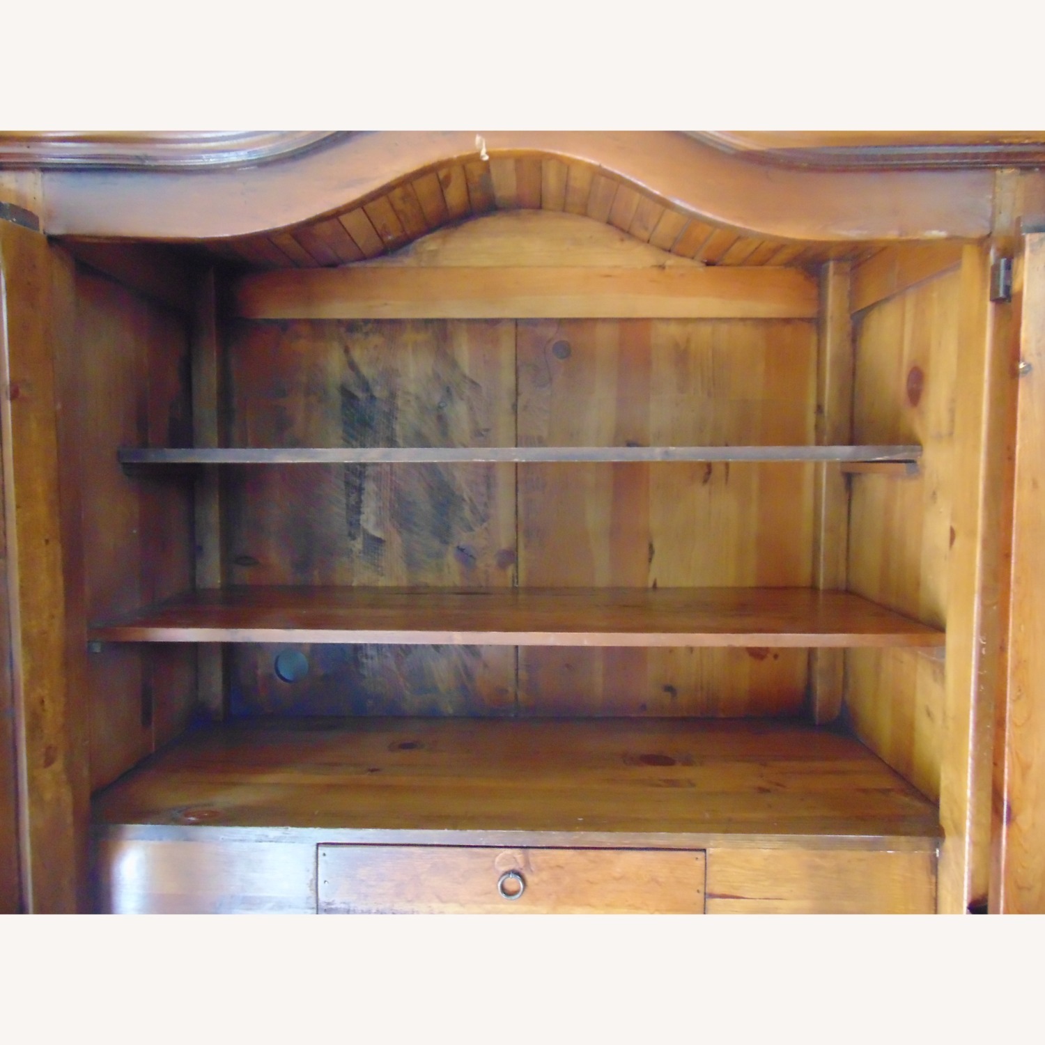 Vintage/Antique Finds Dark Brown Wood Armoire - image-6