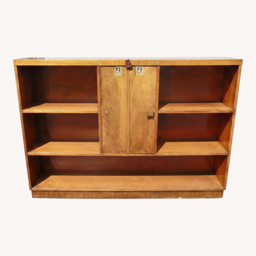 Used Vintage/Antique Finds Light Brown Wood Bookcase for sale on AptDeco