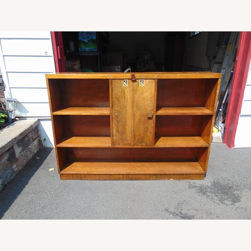 Used Vintage/Antique Finds Light Brown Wood Bookcase for sale on AptDeco