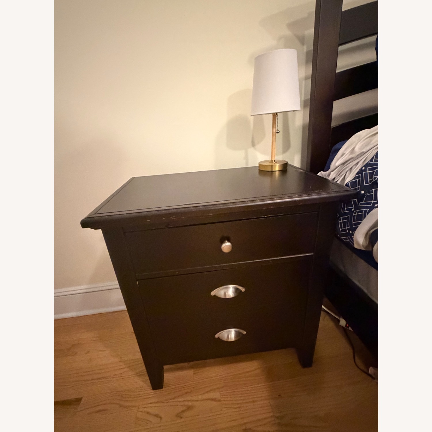 Vaughan Bassett Dark Brown Wood Nightstand - image-6