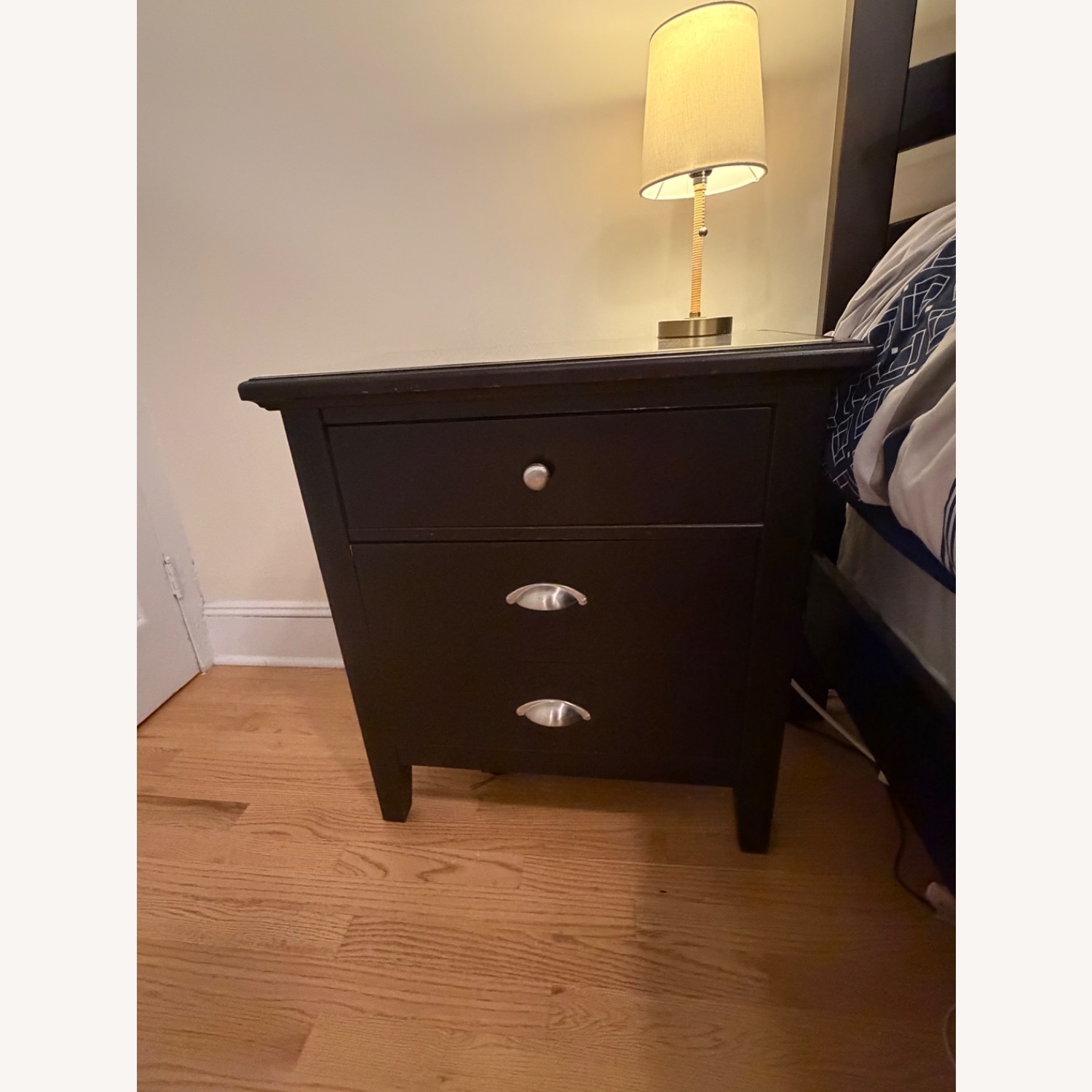 Vaughan Bassett Dark Brown Wood Nightstand - image-2