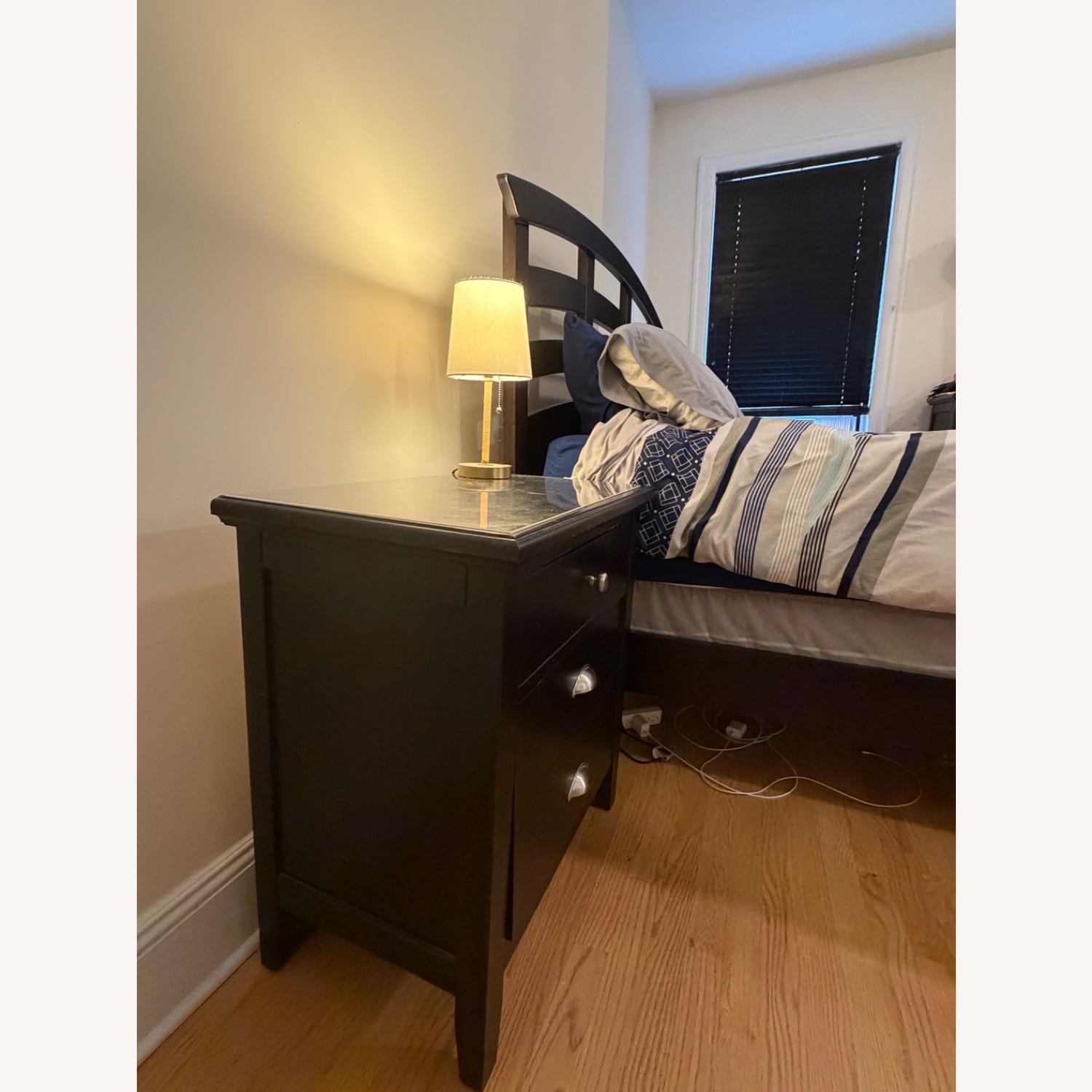 Vaughan Bassett Dark Brown Wood Nightstand - image-3