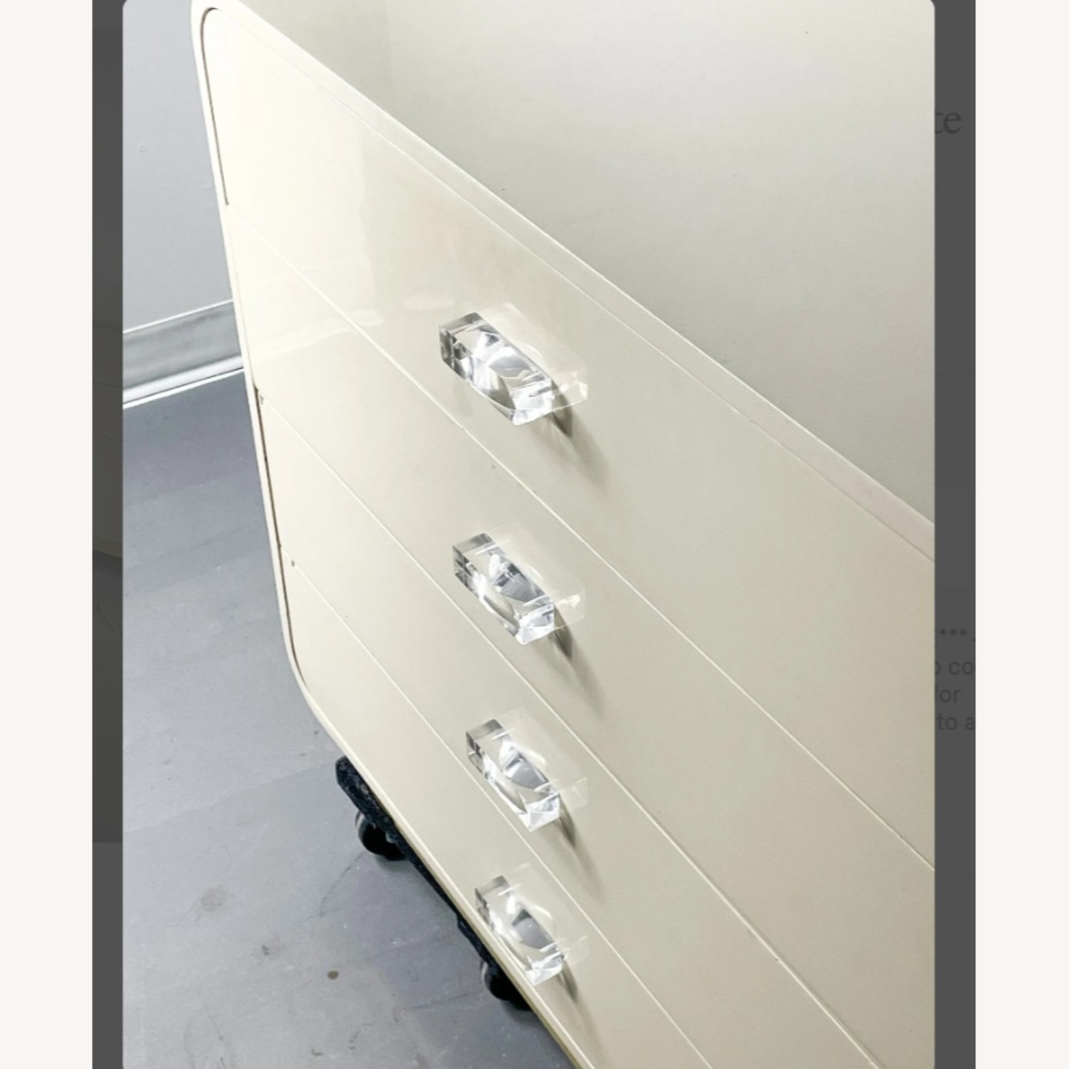 Vintage/Antique White Dresser - image-3