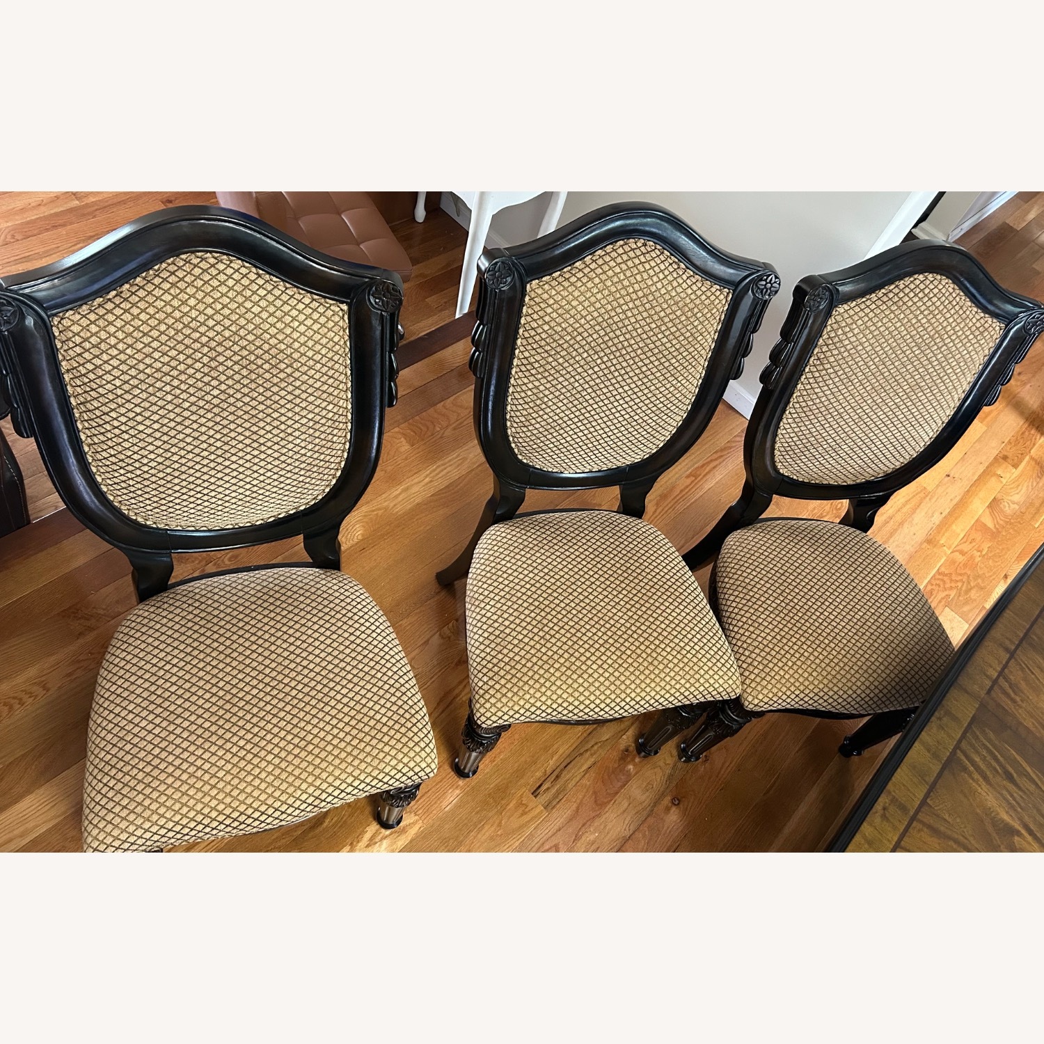 Raymour & Flanigan Dark Brown Dining Set - image-6