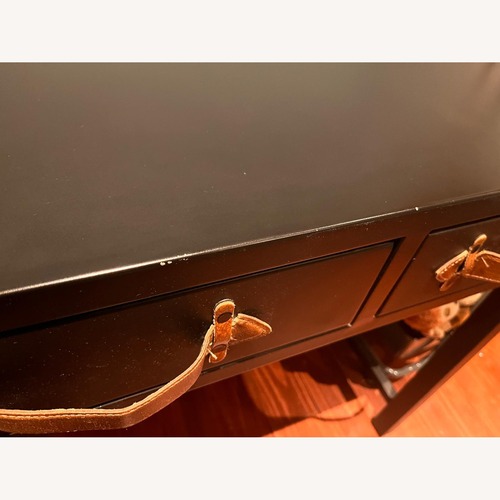 Used Restoration Hardware Calvin Black Metal Desk for sale on AptDeco