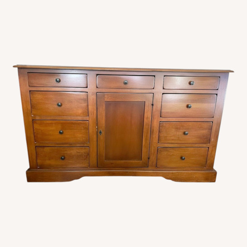 Used 1000% Mahogany Wood Dresser for sale on AptDeco