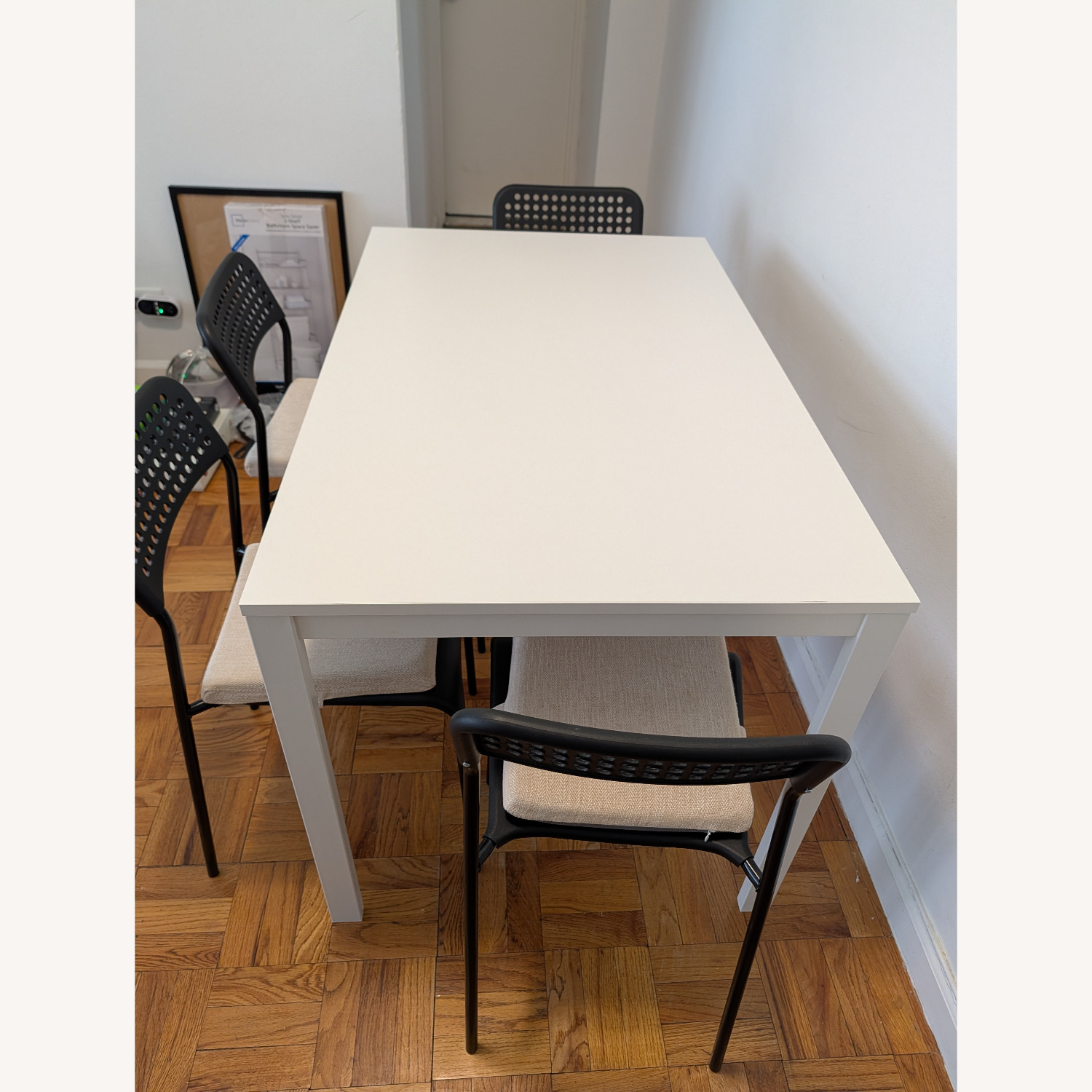 IKEA VIHALS extendable Table with SANDSBERG Chairs - image-3