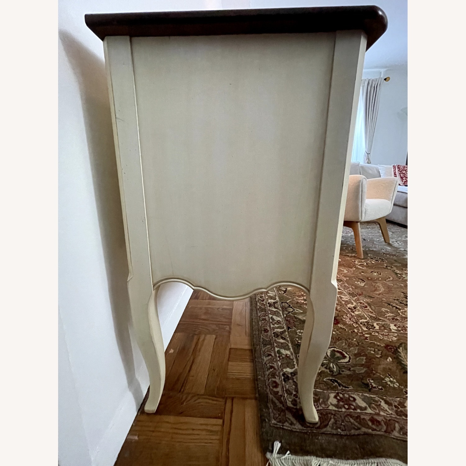 Ethan Allen Off-White Wood Dresser - image-10