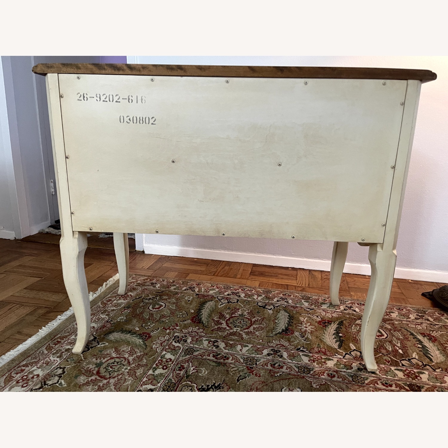 Ethan Allen Off-White Wood Dresser - image-11