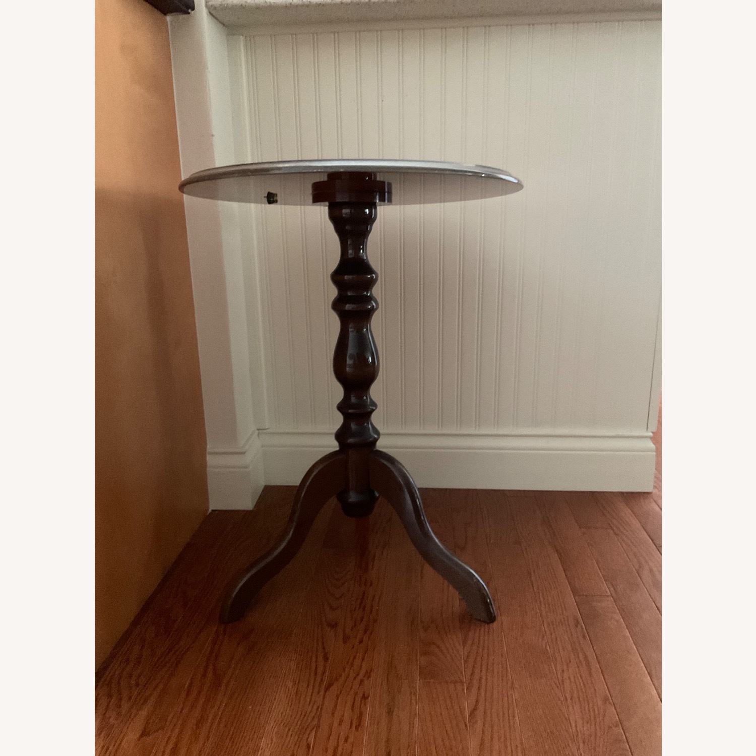 Vintage/Antique Finds Dark Brown Wood Side Table - image-3