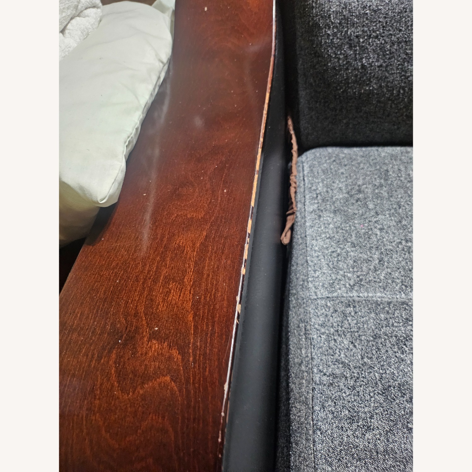 The Futon Shop Dark Gray 2 Piece Sectional Chaise  - image-6
