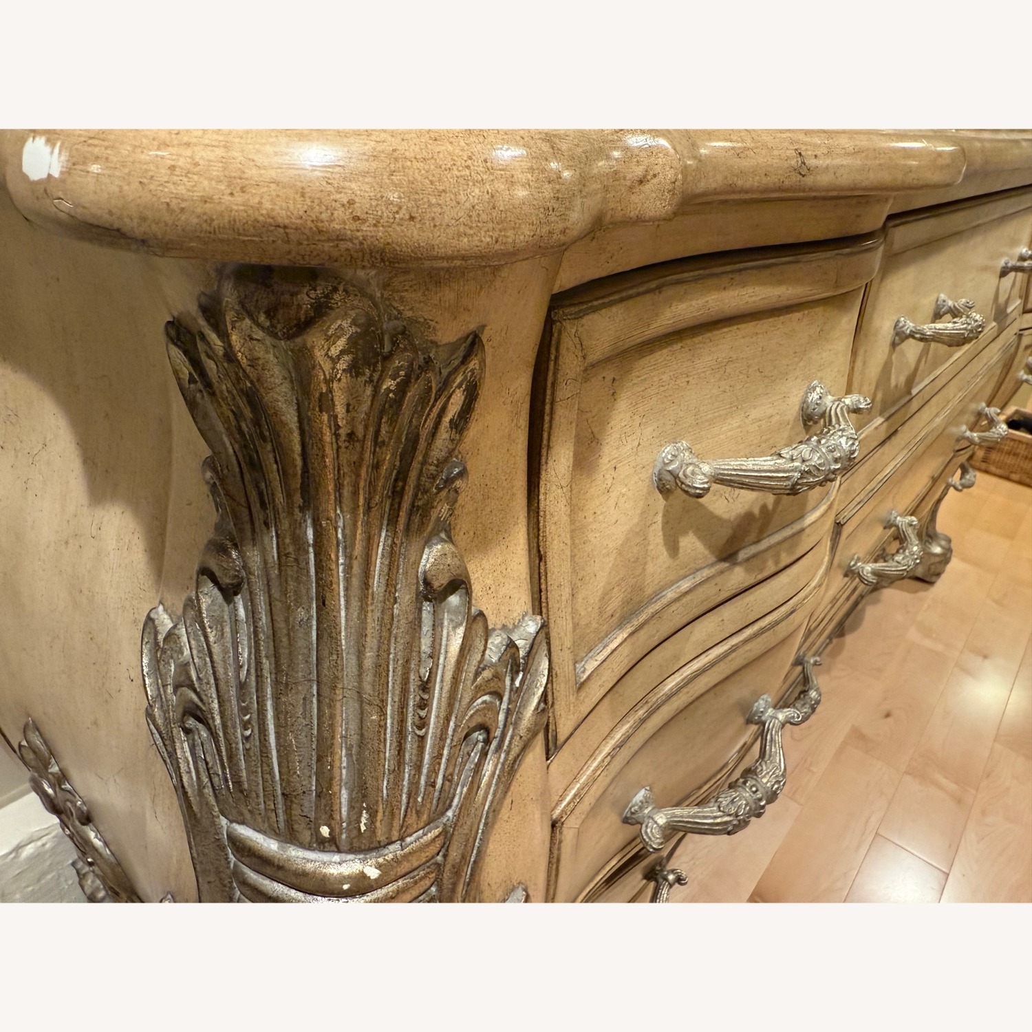 French Provincial Triple Dresser - image-4