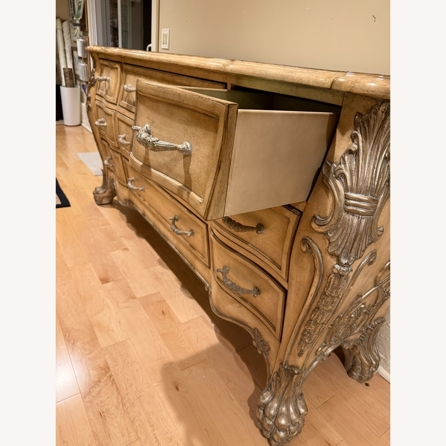 French Provincial Triple Dresser - image-5