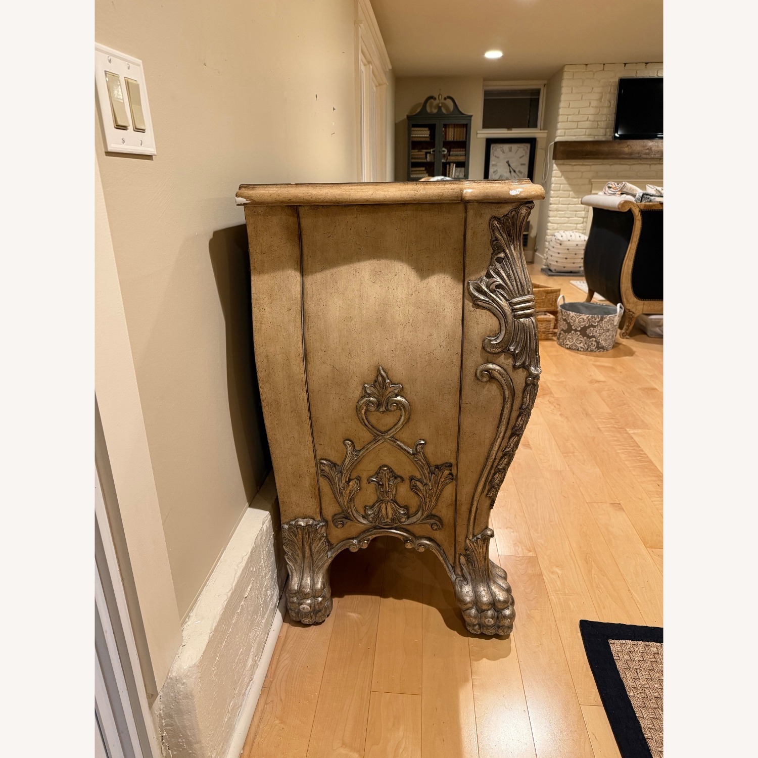 French Provincial Triple Dresser - image-3