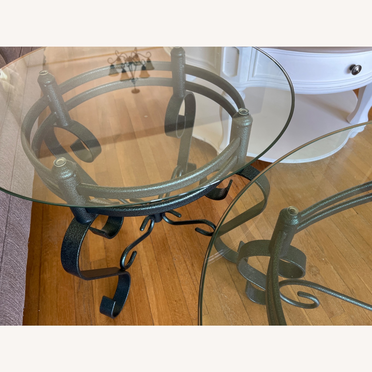 Green Glass Coffee Tables - image-4