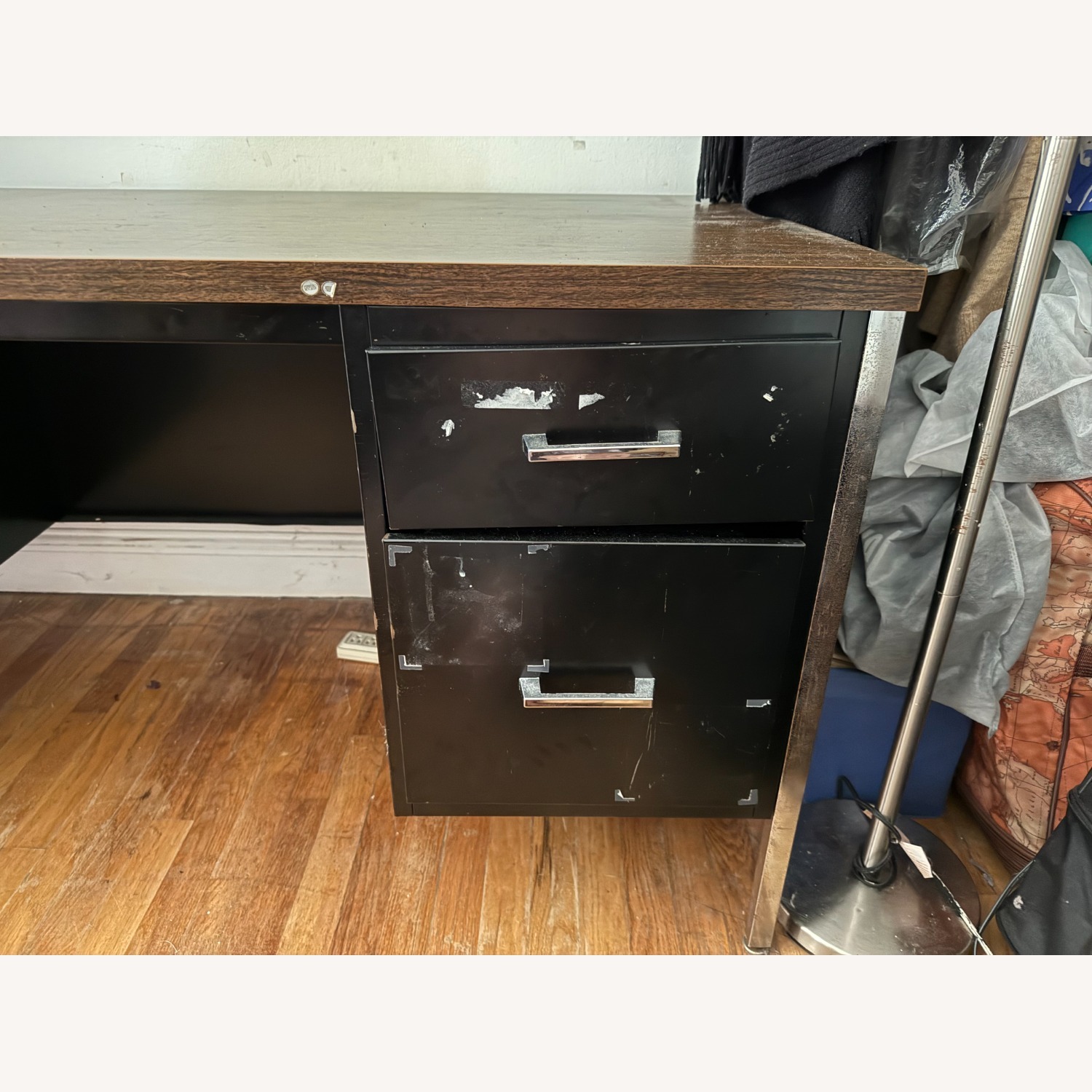 Vintage/Antique Finds Dark Brown Desk - image-2
