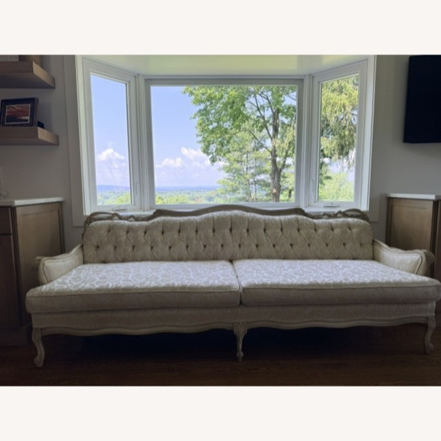 French Provincial Style Reproduction Sofa - image-1