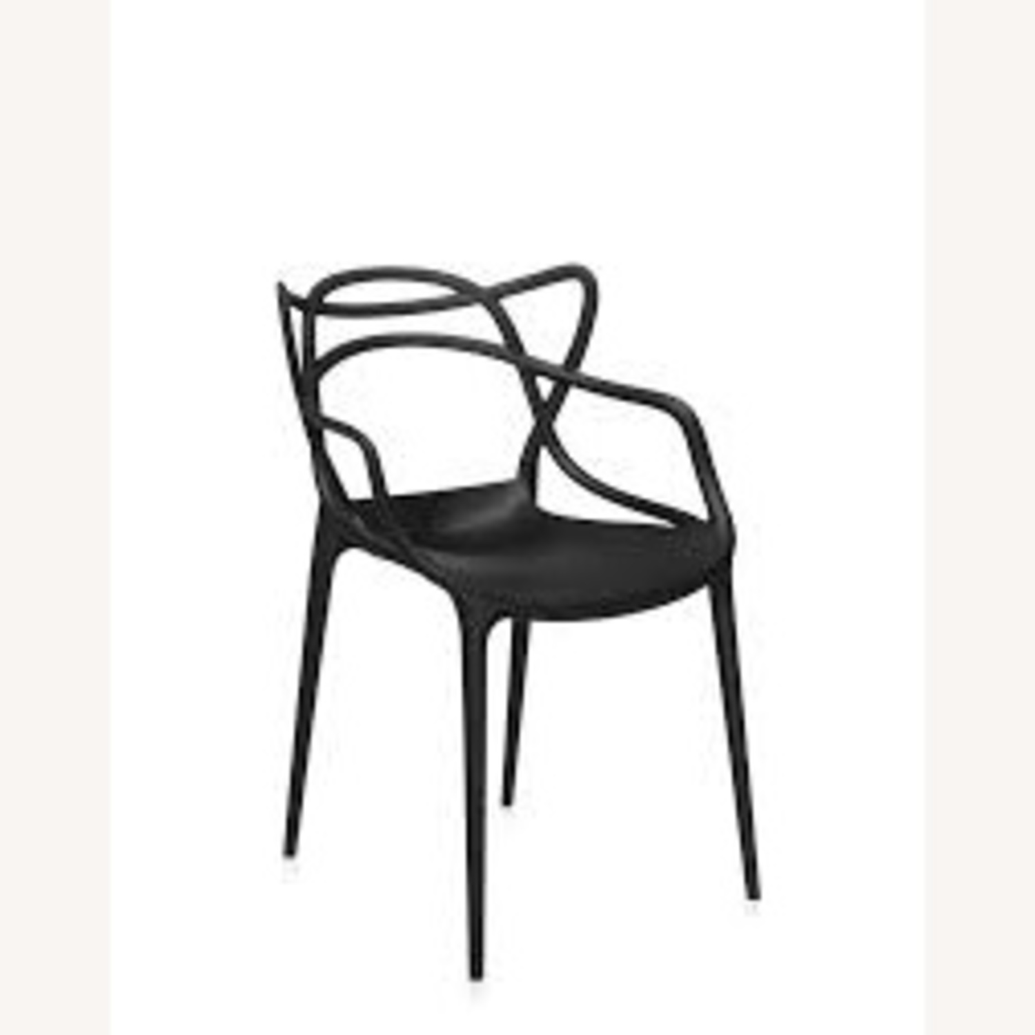 Kartell Black Masters Chairs (4) - image-5
