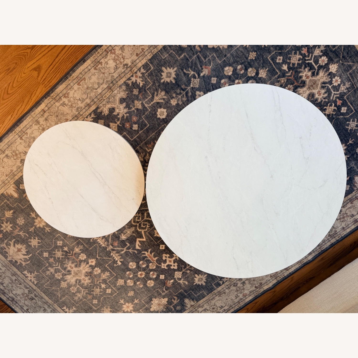 Walker Edison 2-Piece Modern Marble Table Set - image-5
