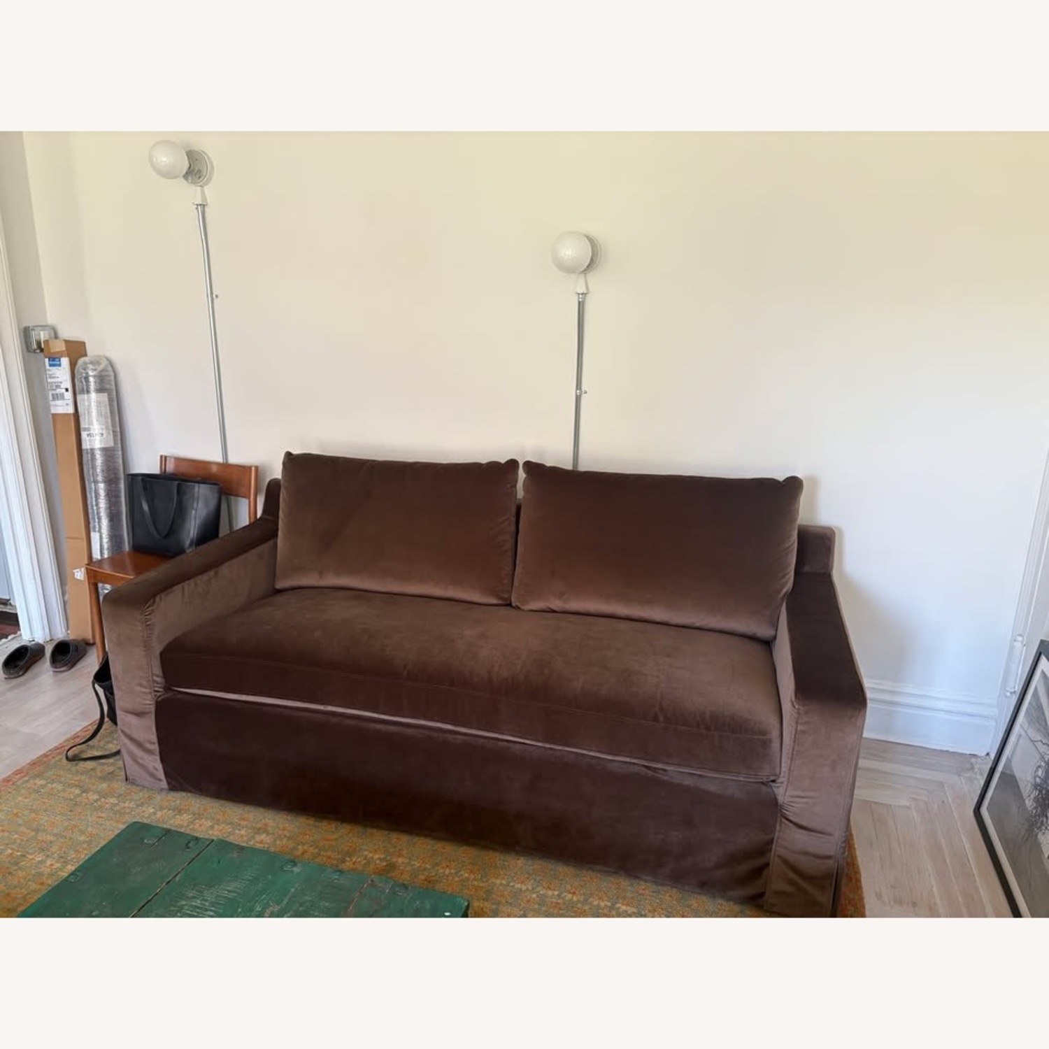 Interior Define Sloan Sleeper Sofa Chocolate Brown - image-2