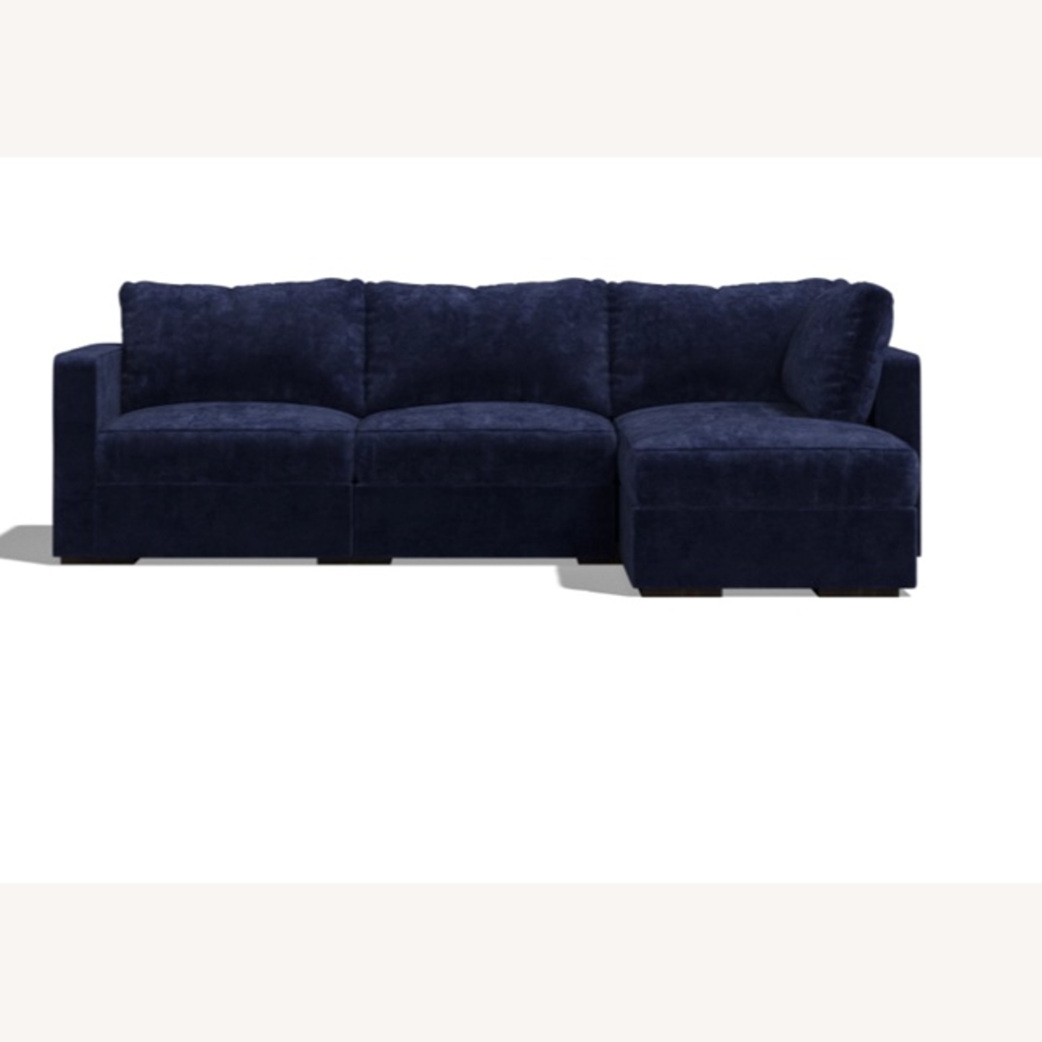 LoveSac Blue Velvet 3+ Piece Sectional - image-7
