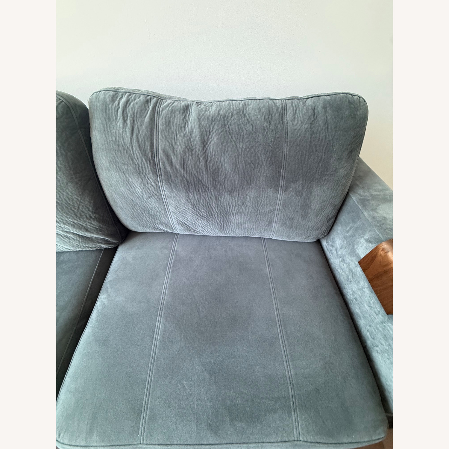 LoveSac Blue Velvet 3+ Piece Sectional - image-9