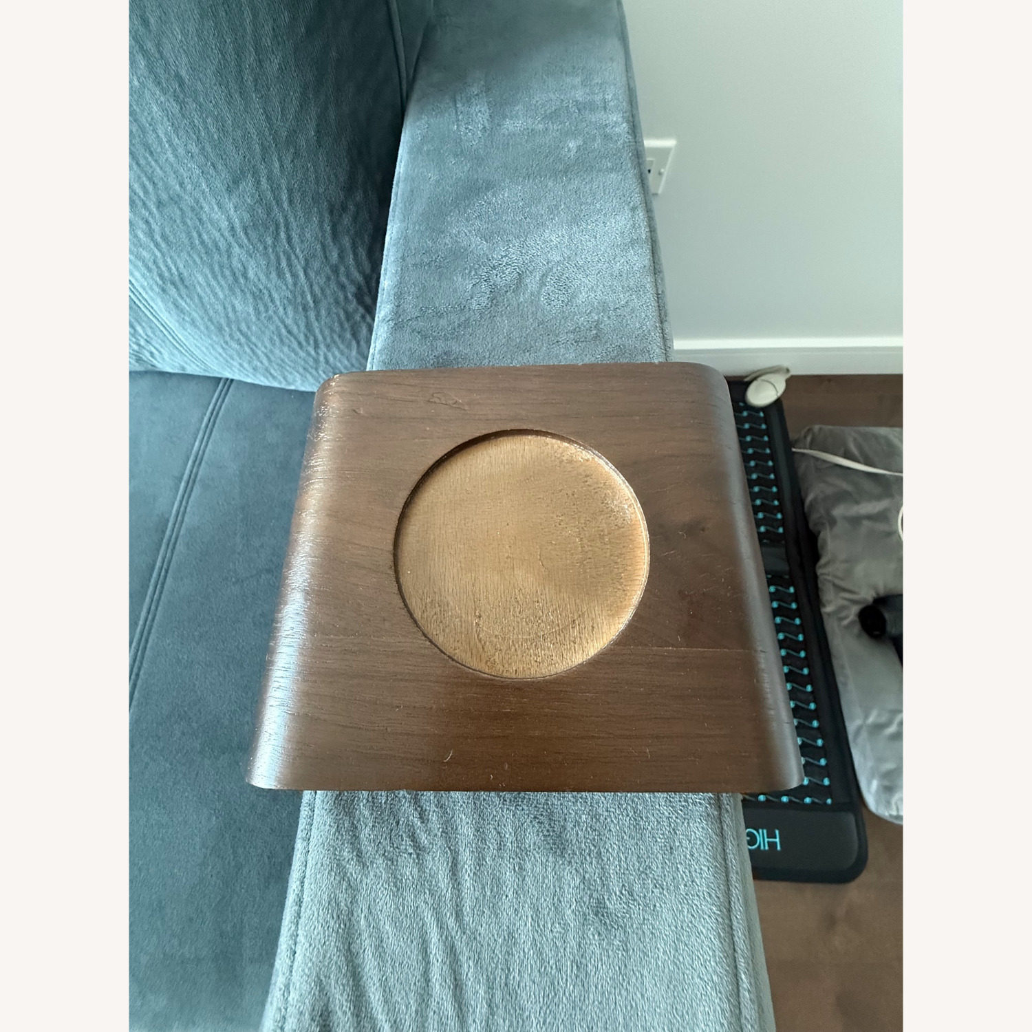 LoveSac Blue Velvet 3+ Piece Sectional - image-8