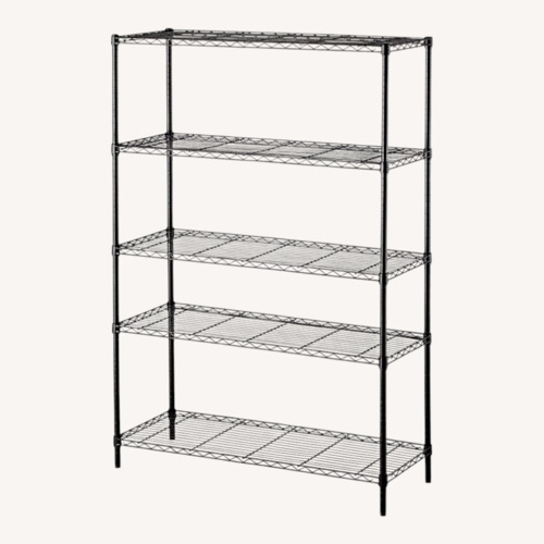 Used Target 6'tall x 4'wide Target Black Metal Wall Unit for sale on AptDeco