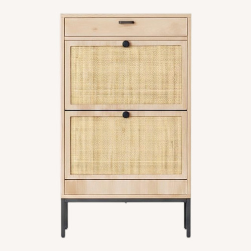Used Amazon Yechen Natural Armoire for sale on AptDeco