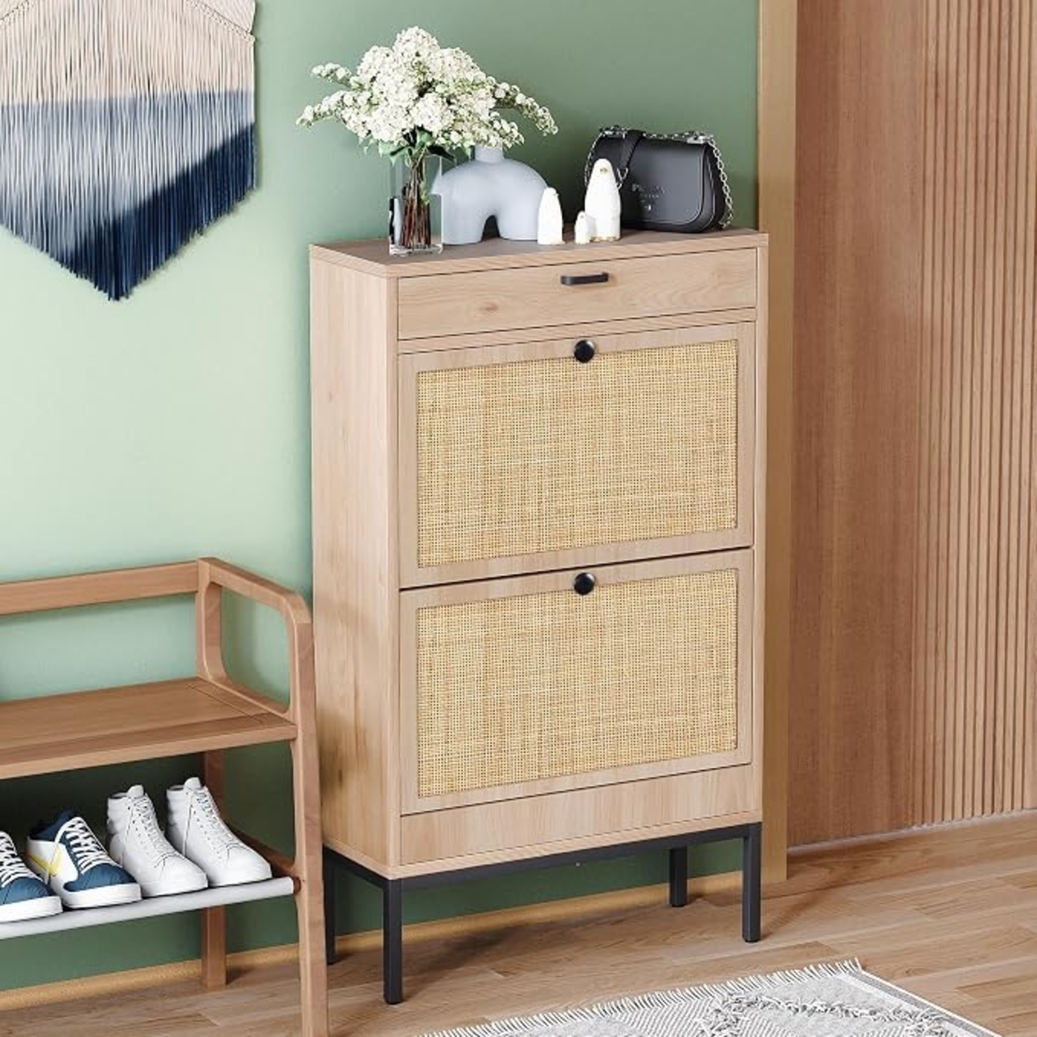 Amazon Yechen Natural Armoire - image-6