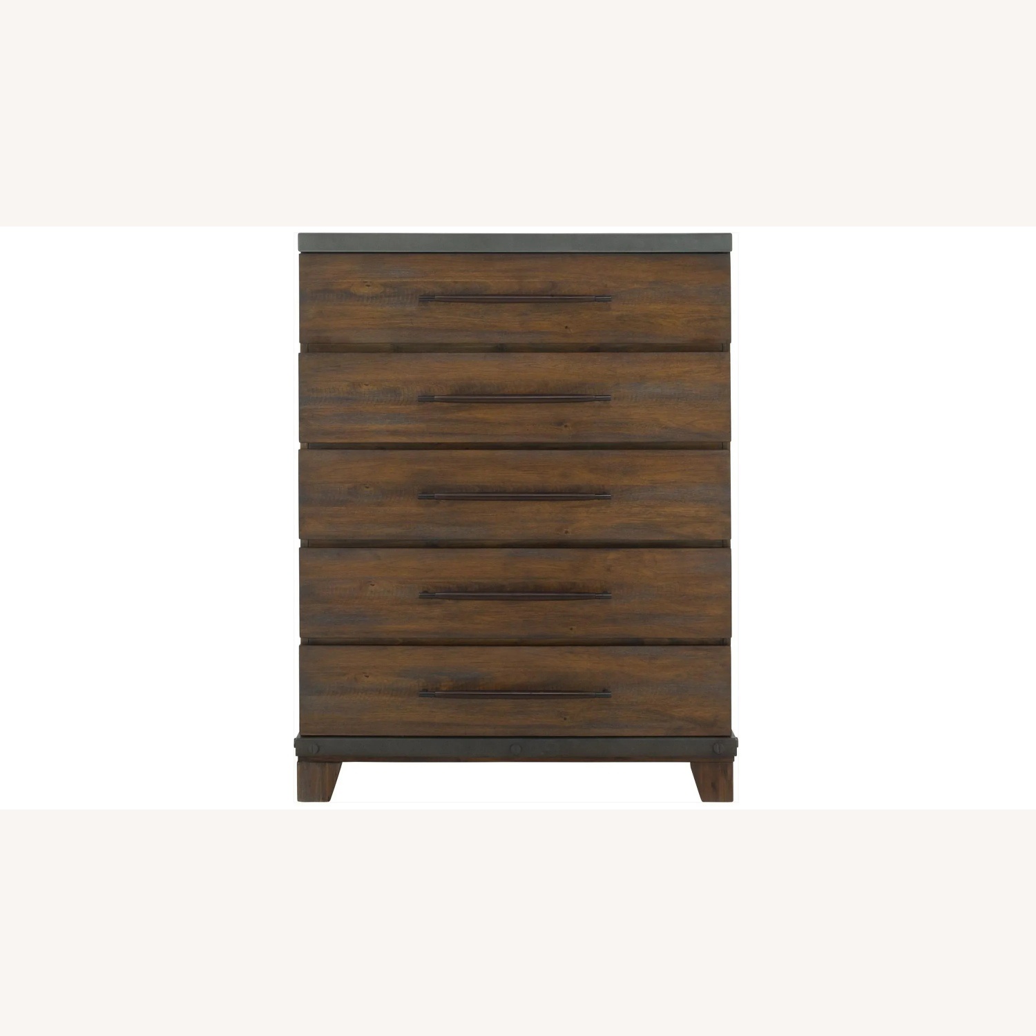 Raymour & Flanigan Dark Brown Wood Dresser - image-3