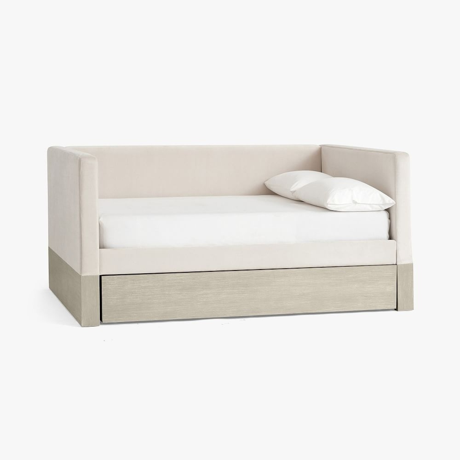 Pottery Barn Teen Bailey Light Gray Daybed - image-4