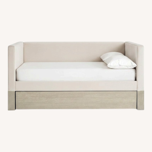 Used Pottery Barn Teen Bailey Light Gray Daybed for sale on AptDeco