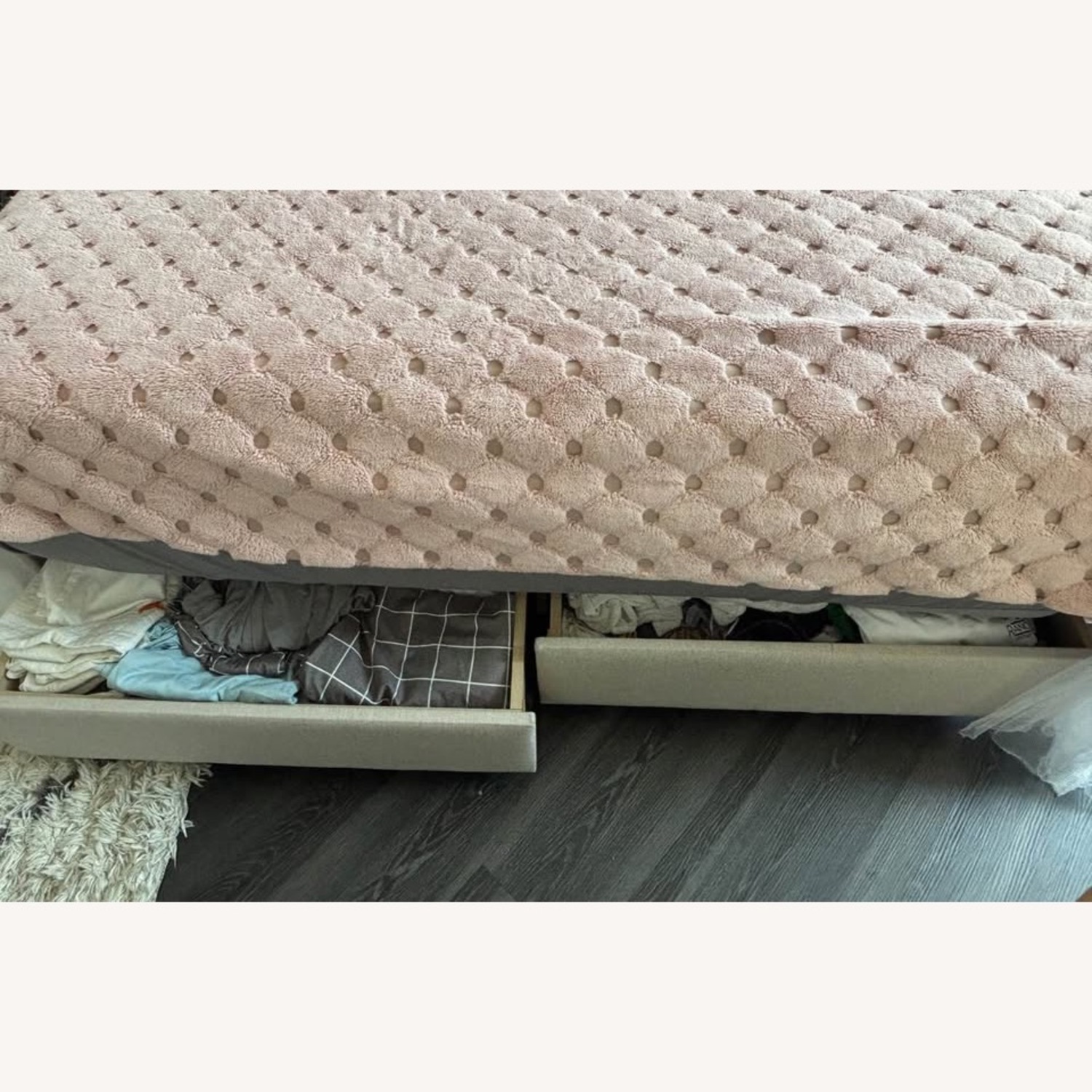 Bed Bath & Beyond Home Queen Upholstered Storage Bed Frame - image-4