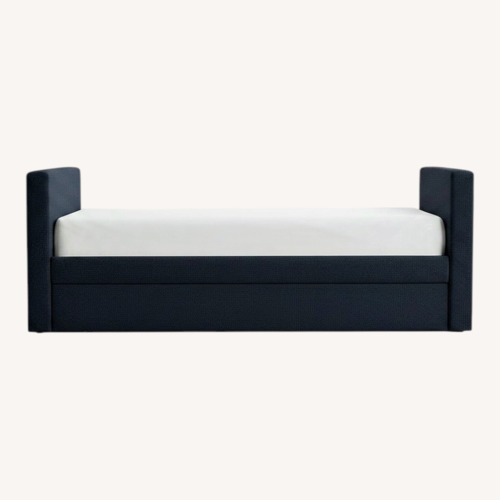 Used Pottery Barn Upholstered Twin Daybed / Trundle for sale on AptDeco