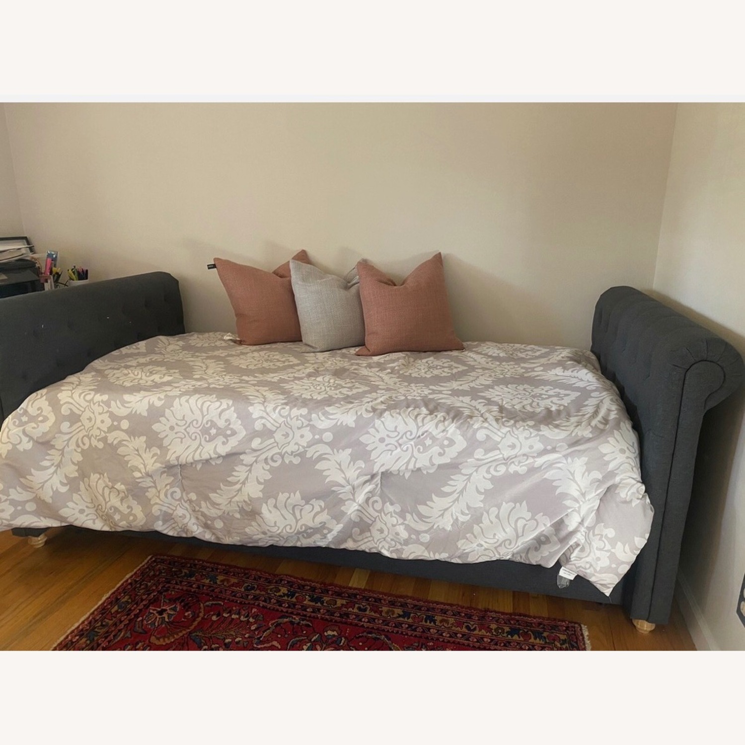 Pottery Barn Upholstered Twin Daybed / Trundle - image-9