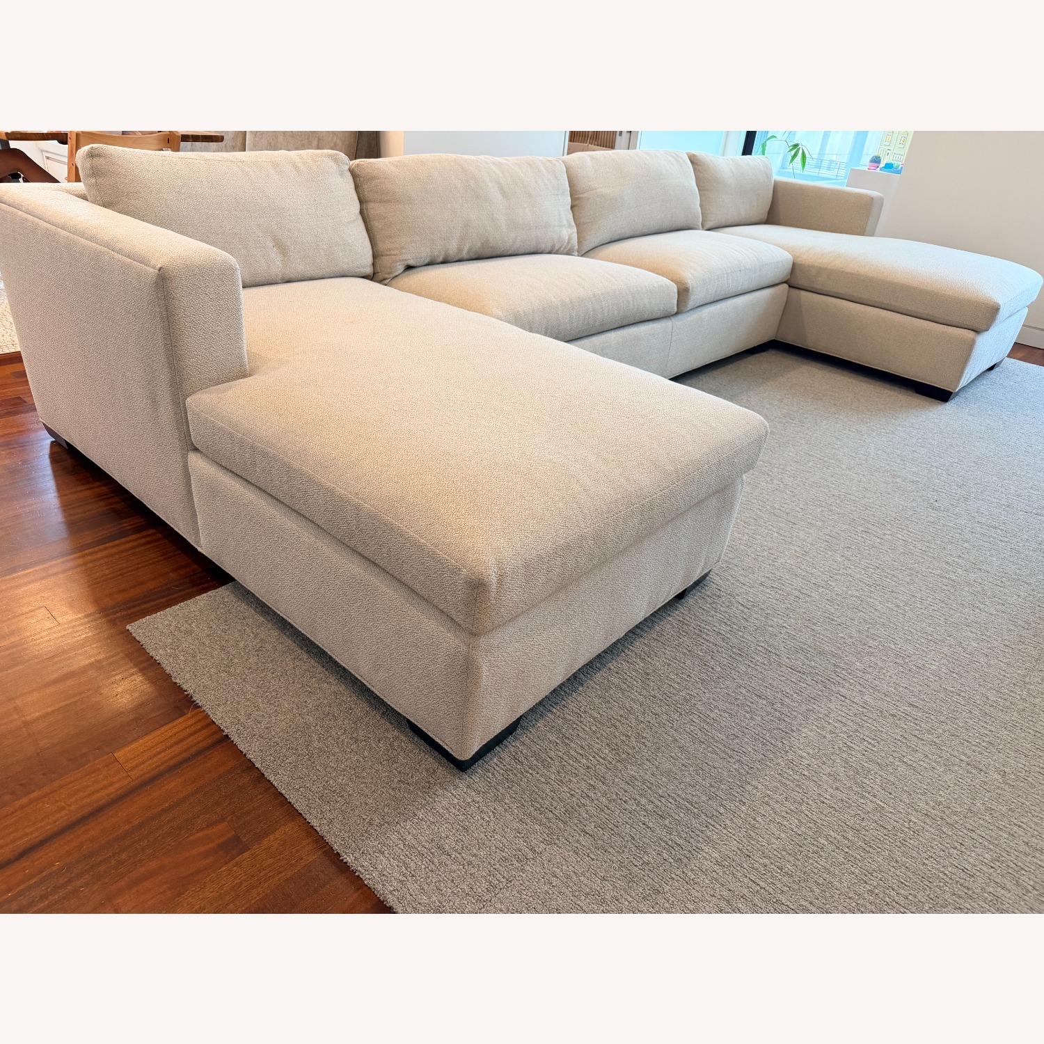 Natural Fabric 3+ Piece Sectional - image-2