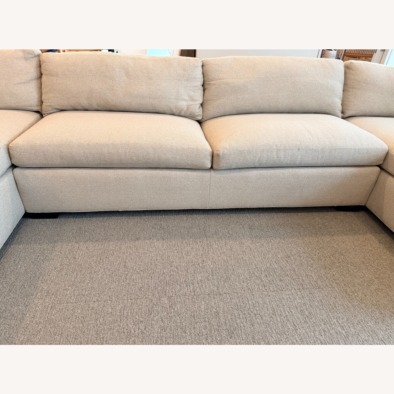 Natural Fabric 3+ Piece Sectional - image-3
