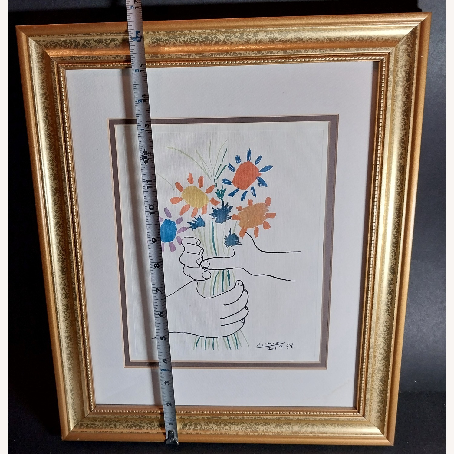 Pablo Picasso Bouquet of Peace Flowers Print - image-10