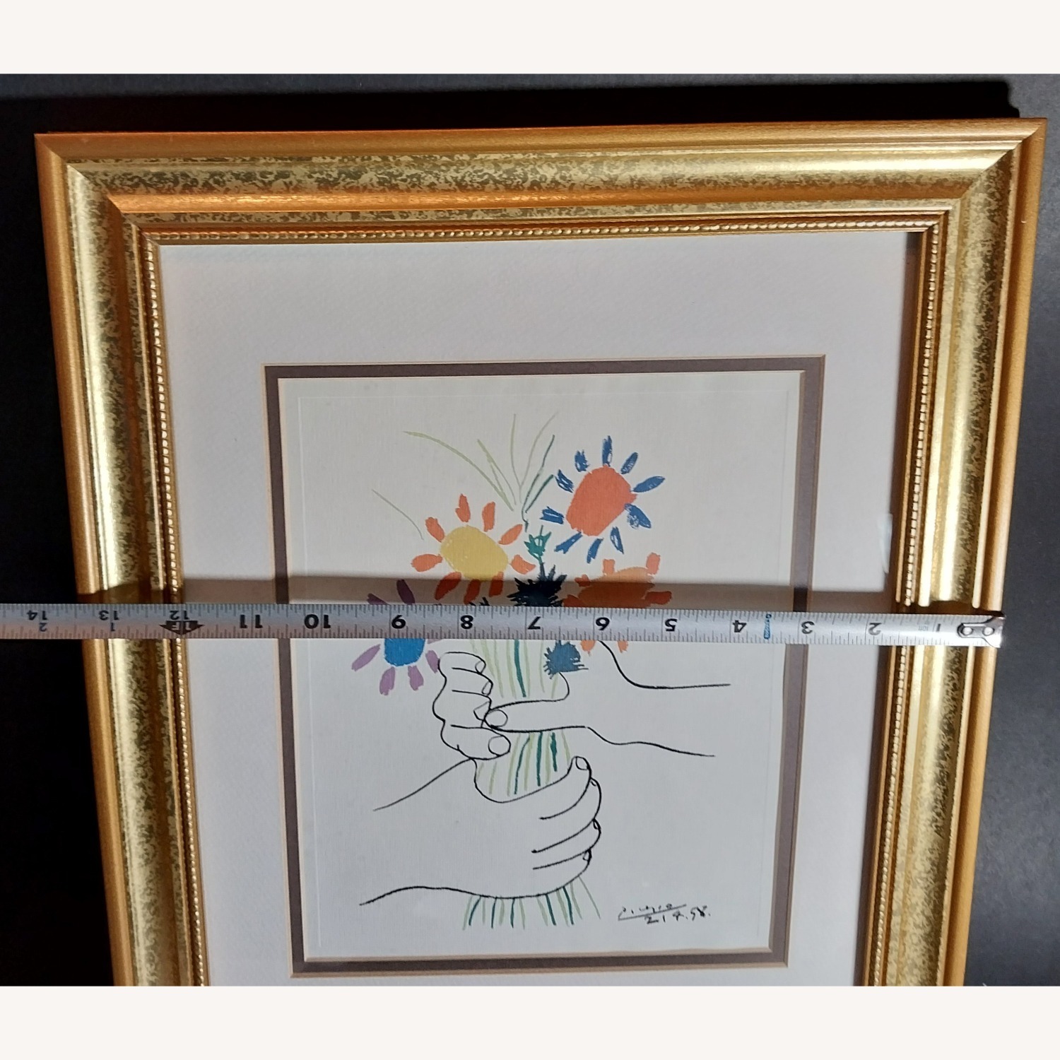 Pablo Picasso Bouquet of Peace Flowers Print - image-9