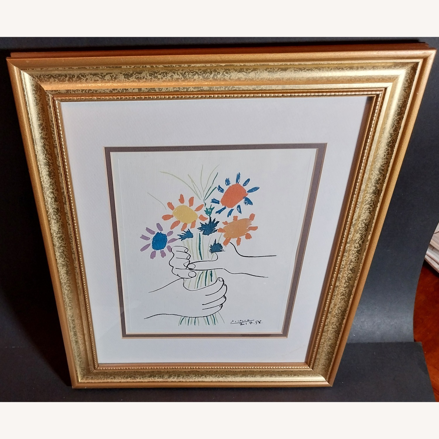 Pablo Picasso Bouquet of Peace Flowers Print - image-5