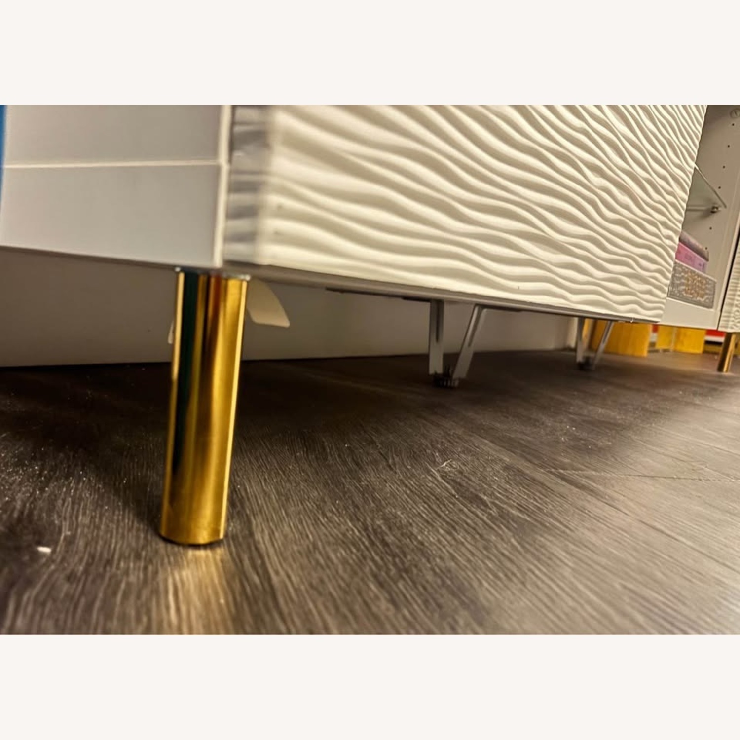 IKEA BESTÅ TV Unit / Media Console Wave Doors & Gold Legs - image-5