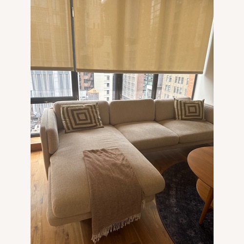 Used Natural 2 Piece Sectional for sale on AptDeco