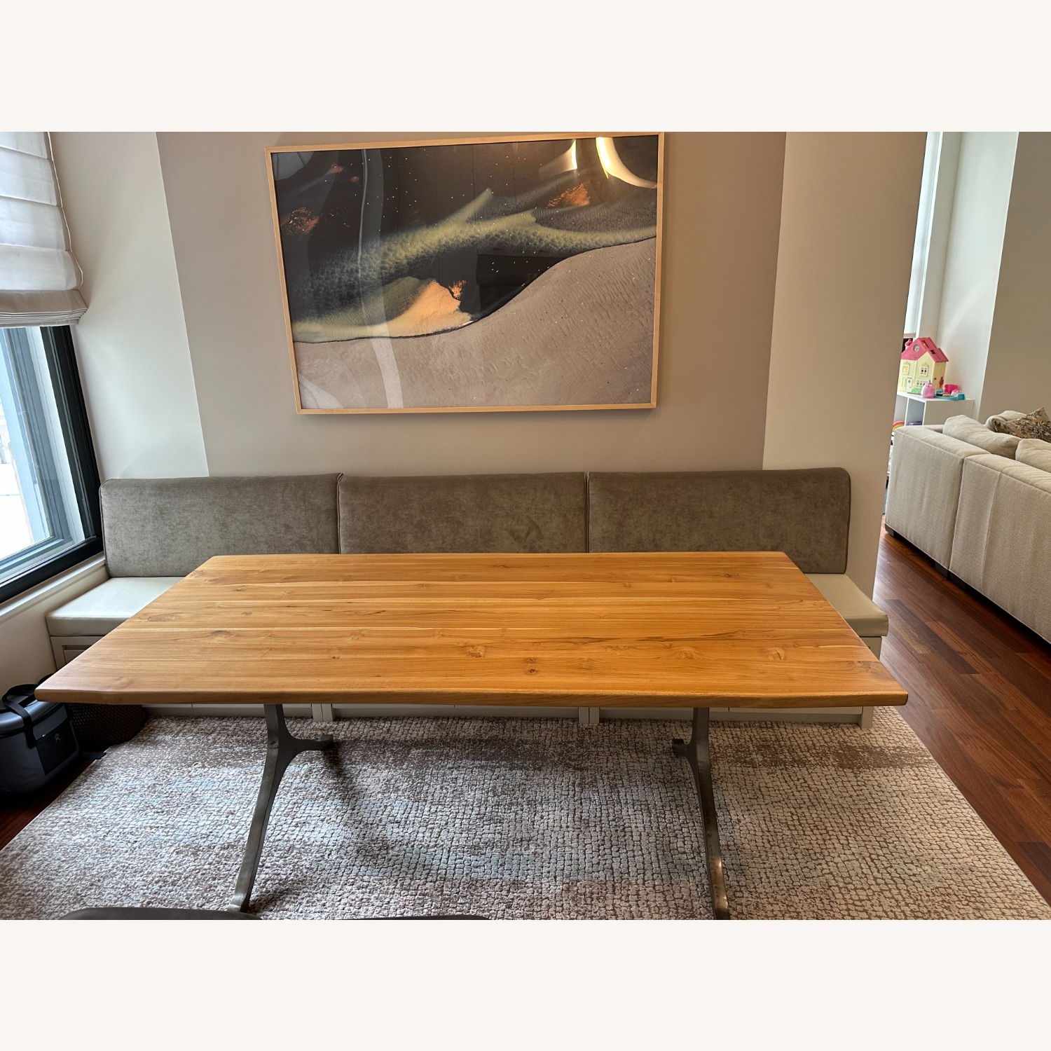 From The Source Light Brown Wood Dining Table - image-3