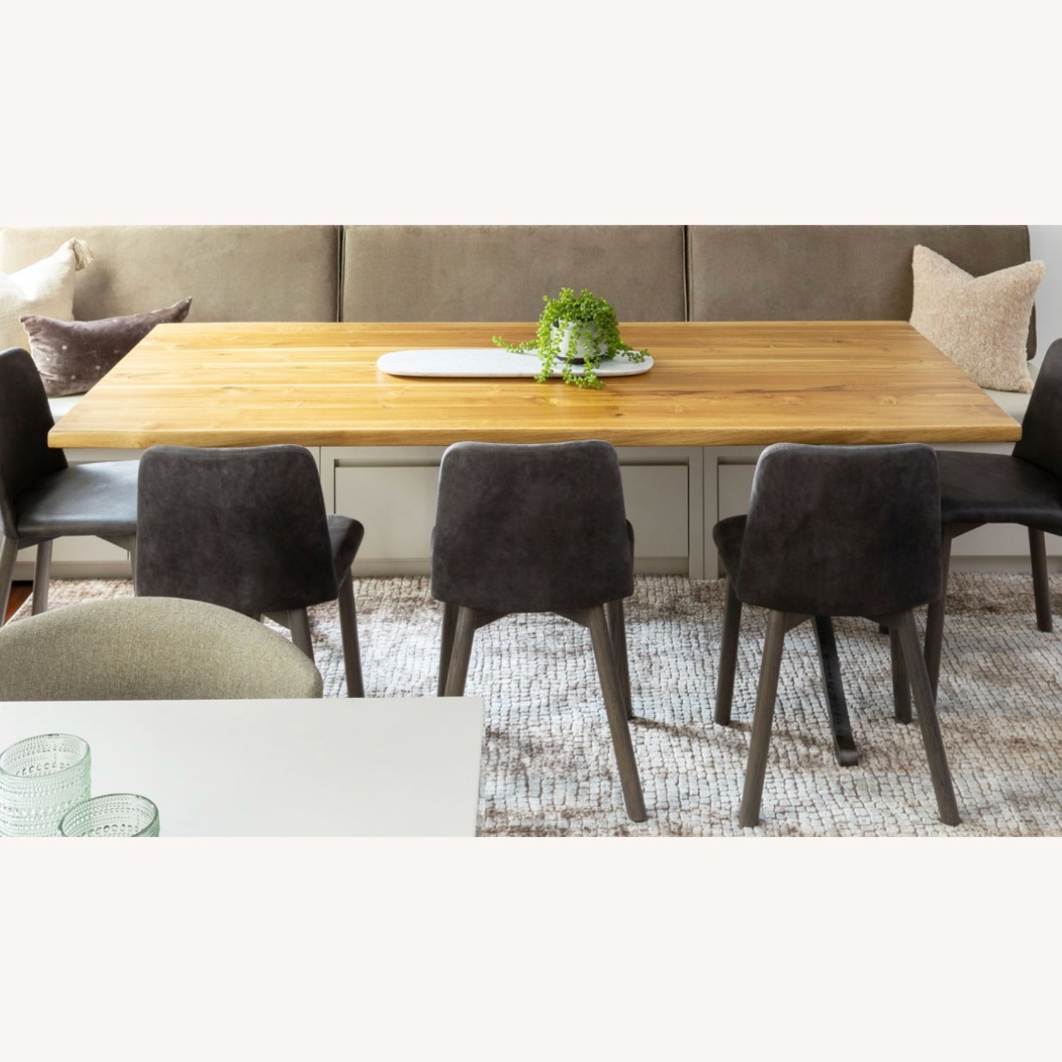 From The Source Light Brown Wood Dining Table - image-2