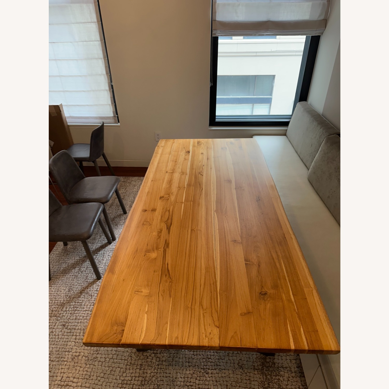 From The Source Light Brown Wood Dining Table - image-4
